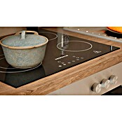 Respekta Premium Composición de cocina (Ancho: 300 cm, Con dispositivos eléctricos, Réplica de alerce blanco)