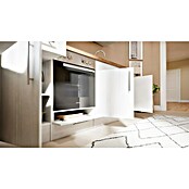 Respekta Premium Composición de cocina (Ancho: 210 cm, Con dispositivos eléctricos, Réplica de alerce blanco)
