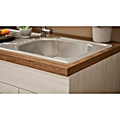 Respekta Premium Composición de cocina (Ancho: 300 cm, Con dispositivos eléctricos, Réplica de alerce blanco)