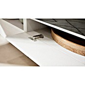 Respekta Premium Composición de cocina (Ancho: 300 cm, Con dispositivos eléctricos, Réplica de alerce blanco)
