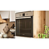 BAUHAUS Composición de cocina Marleen (Ancho: 280 cm, Blanco, Color del cuerpo: Marrón, Con electrodomésticos) | BAUHAUS