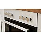 Respekta Premium Composición de cocina (Ancho: 310 cm, Con dispositivos eléctricos, Réplica de alerce blanco)