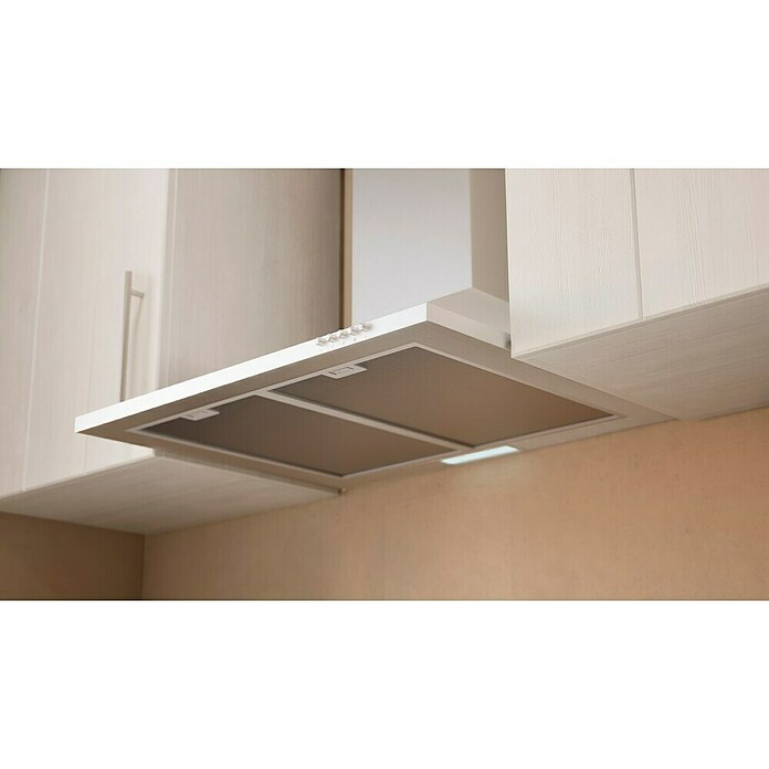 Respekta Premium Composición de cocina (Ancho: 210 cm, Con dispositivos eléctricos, Réplica de alerce blanco)