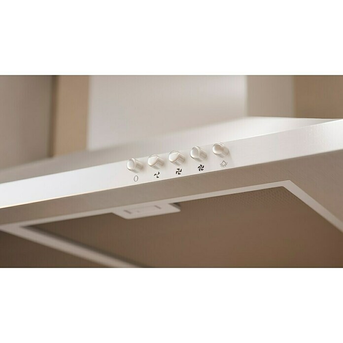 Respekta Premium Composición de cocina (Ancho: 210 cm, Con dispositivos eléctricos, Réplica de alerce blanco)