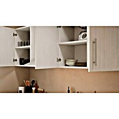 Respekta Premium Composición de cocina (Ancho: 210 cm, Con dispositivos eléctricos, Réplica de alerce blanco)