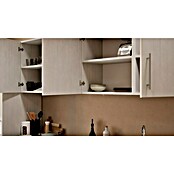 Respekta Premium Composición de cocina (Ancho: 310 cm, Con dispositivos eléctricos, Réplica de alerce blanco)