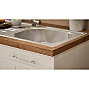 Respekta Premium Composición de cocina (Ancho: 280 cm, Con dispositivos eléctricos, Réplica de alerce blanco)