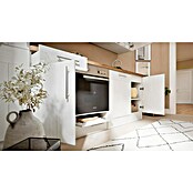 Respekta Premium Composición de cocina (Ancho: 250 cm, Con dispositivos eléctricos, Réplica de alerce blanco)