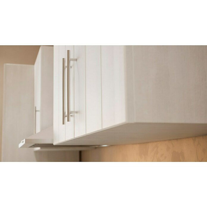 Respekta Premium Keukenblok (Breedte: 270 cm, Met elektrische apparatuur, Witte lariks-look)