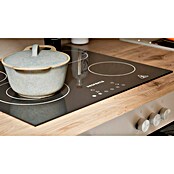 Respekta Premium Composición de cocina (Ancho: 250 cm, Con dispositivos eléctricos, Réplica de alerce blanco)