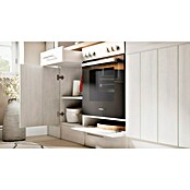 Respekta Premium Composición de cocina (Ancho: 250 cm, Con dispositivos eléctricos, Réplica de alerce blanco)