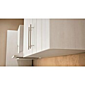 Respekta Premium Composición de cocina (Ancho: 250 cm, Con dispositivos eléctricos, Réplica de alerce blanco)