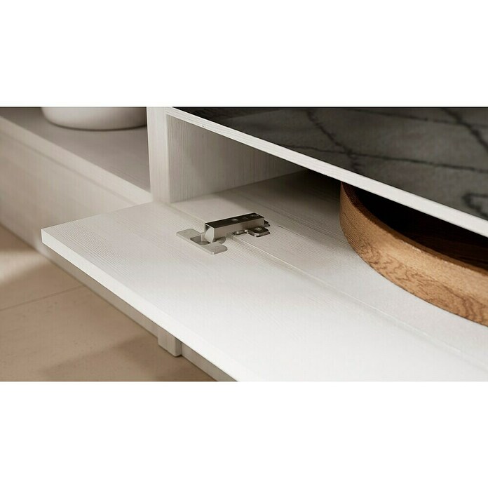 Respekta Premium Keukenblok (Breedte: 270 cm, Met elektrische apparatuur, Witte lariks-look)