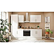 Respekta Premium Keukenblok (Breedte: 270 cm, Met elektrische apparatuur, Witte lariks-look)