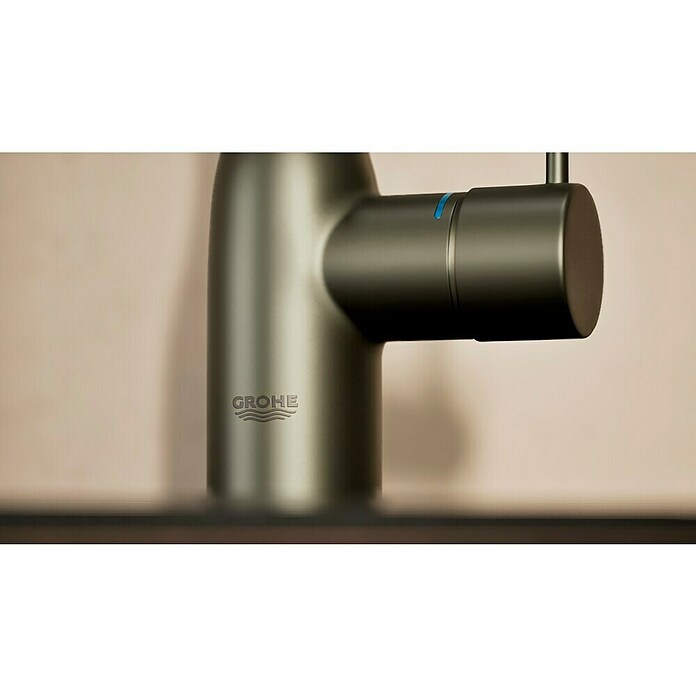 Grohe Essence Keukenkraan (Hard grafiet, Geborsteld, Hoge uitloop)