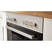 Respekta Premium Composición de cocina (Ancho: 250 cm, Con dispositivos eléctricos, Réplica de alerce blanco)
