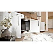 Respekta Premium Composición de cocina (Ancho: 240 cm, Con dispositivos eléctricos, Réplica de alerce blanco)