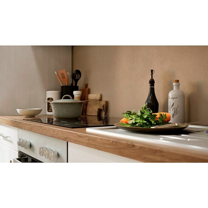 Respekta Premium Keukenblok (Breedte: 270 cm, Met elektrische apparatuur, Witte lariks-look)