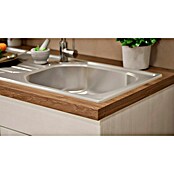 Respekta Premium Keukenblok (Breedte: 270 cm, Met elektrische apparatuur, Witte lariks-look)