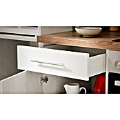 Respekta Premium Keukenblok (Breedte: 270 cm, Met elektrische apparatuur, Witte lariks-look)