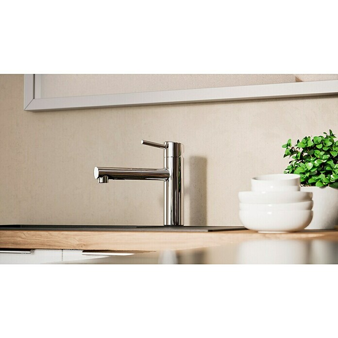 Grohe Concetto Spültischarmatur (Chrom, Glänzend, Ausziehbare Dual-Spülbrause)
