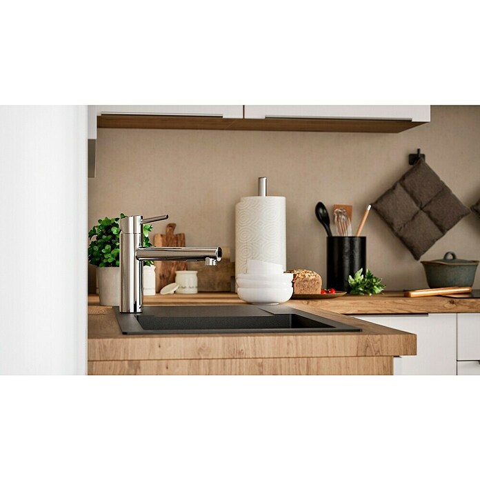 Grohe Concetto Spültischarmatur (Chrom, Glänzend, Ausziehbare Dual-Spülbrause)
