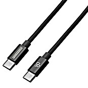 BAUHAUS Napajalni kabel USB  (Črna, 1 m, 2 konektorja tipa C) | 3377 - Telefonzubehör | CBIC - Telefon | CBI - Audio/Video/Antenne/Sat | CB - Elektroinstallation | C - Elektro | BAUHAUS