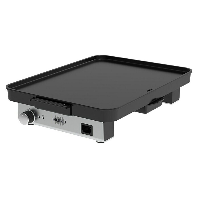Plancha-Grill Elektro (Grillfläche (B x T): 40 x 30 cm, 1,8 kW, Schwarz/Grau) | BAUHAUS