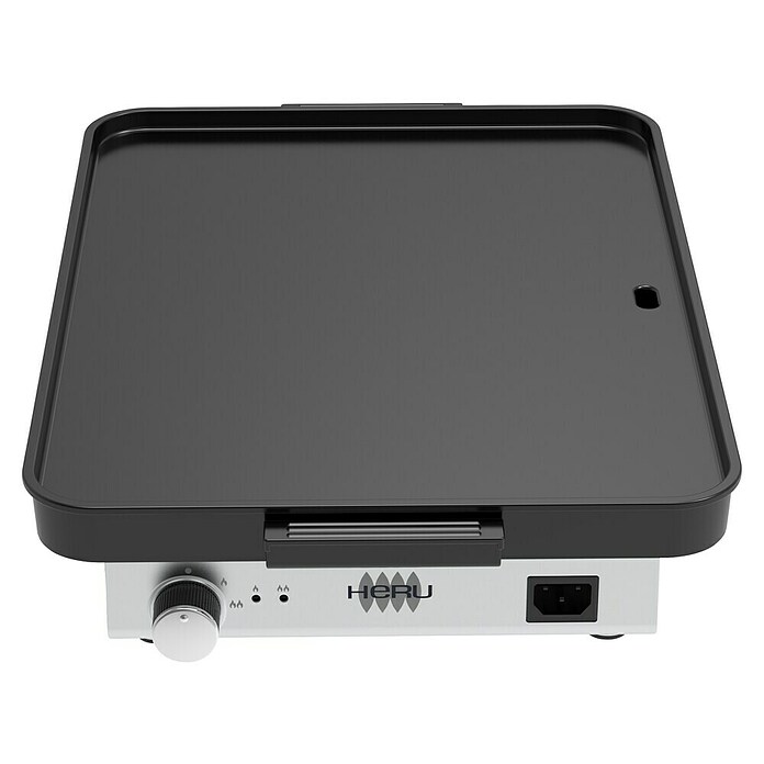 Plancha-Grill Elektro (Grillfläche (B x T): 40 x 30 cm, 1,8 kW, Schwarz/Grau) | BAUHAUS