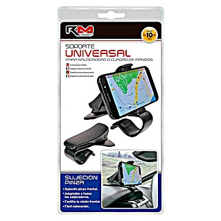 Rolmovil Soporte para teléfono móvil (Negro, Orientable 360°)