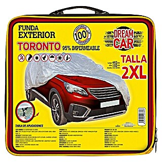 Rolmovil Funda para coche Toronto (463 x 173 x 145 cm, Gris)