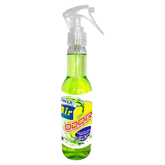 Rolmovil Ambientador de coche Power Air Breeze - Limón, Amarillo, 190 ml - Ambientador Power Air Odor neutralizador con aroma de limón. Llena el espacio con una fragancia cítrica agradable y elimina los malos olores.