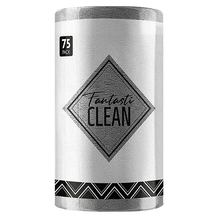 Rolmovil Clean Bayeta de microfibra Fantastic Clean - 75 ud., Gris - Un paquete de 75 paños de limpieza "Fantasti Clean", ideal para el uso diario en el hogar y para limpiar diversas superficies con eficacia.