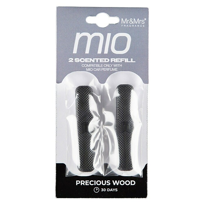 Mr & Mrs Fragrance Ambientador de coche recarga Mio (Wood, 45 días, 2 ud.) | BAUHAUS