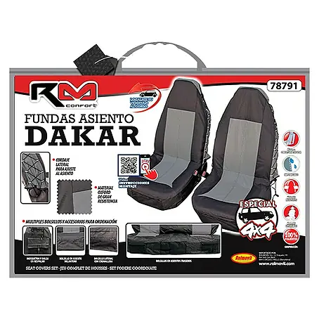 Rolmovil Confort Funda para asientos de coche Dakar