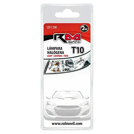 Rolmovil Lights Bombilla para faro delantero Wedge Control
