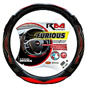 Rolmovil Confort Funda para volante Furious (Negro/Rojo, Específico para: Volantes Ø 37 - 39 cm) | BAUHAUS