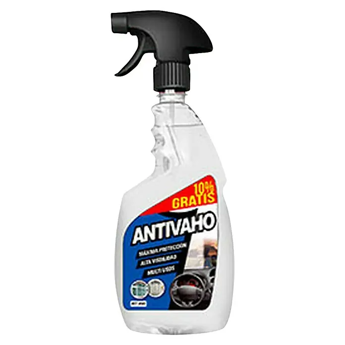 Rolmovil Clean Spray antivaho - 500 ml - Spray antivaho con 10% gratis, garantiza máxima protección y visibilidad clara al conducir. Producto multiusos.