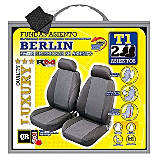 Rolmovil Funda para asientos de coche Berlín (2 ud., Poliéster, Apto para: Asientos delanteros)