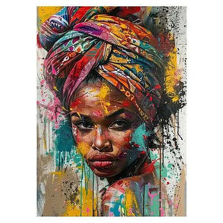 Cuadro Mujer turbante