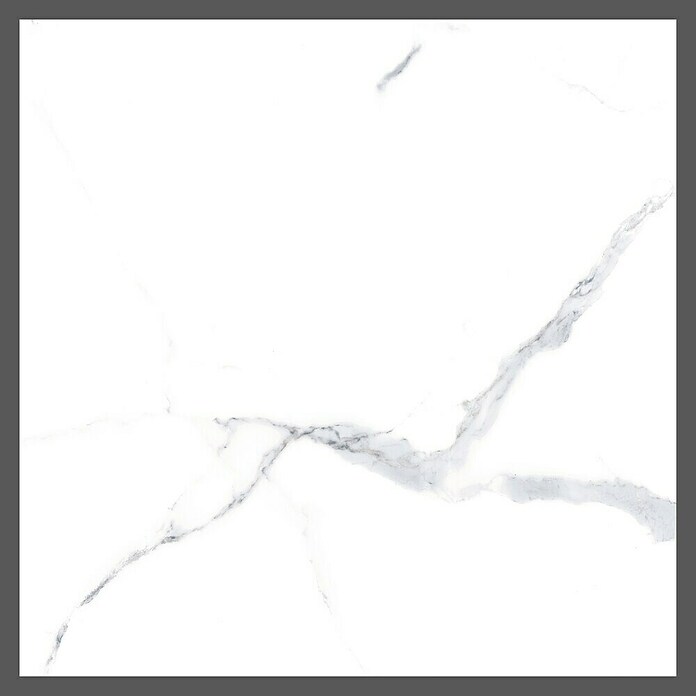 Halcón Podna pločica Alsacia Blanco Satinado  (60 x 60 cm, Svilenkasti sjaj) | BAUHAUS