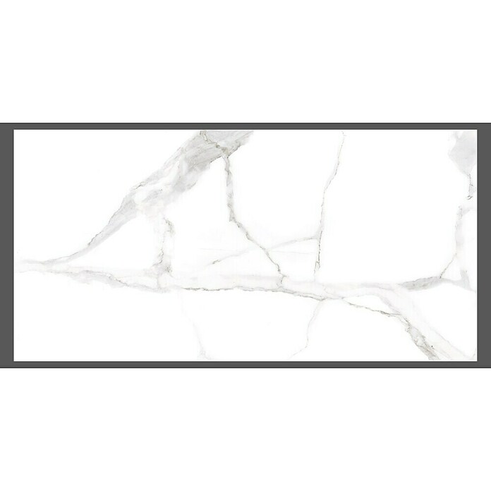 Halcón Podna pločica Alsacia Blanco Pulido  (60 x 120 cm, Sjaj) | BAUHAUS