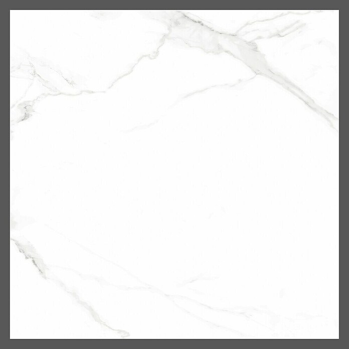Halcón Porculanska pločica Naos Blanco Mate Satinado  (60 x 60 cm, Bijela, Svilenkasti mat) | BAUHAUS