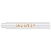 Heka Zidarski metar  (Duljina: 2 m, Bijela, Natpis: Legenda) | BAUHAUS
