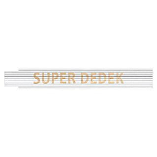 Heka Zložljivi meter (Dolžina: 2 m, Bela, Natis: SUPER DEDEK)
