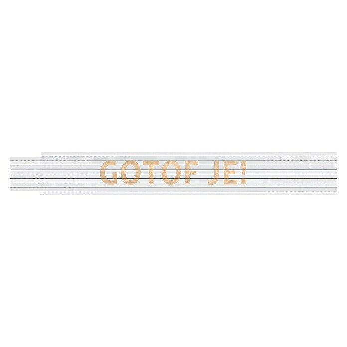 Heka Zložljivi meter  (Dolžina: 2 m, Bela, Natis: GOTOF JE!) | Zložljivi metri | Merilna orodja | Orodja in stroji | Izdelki | BAUHAUS