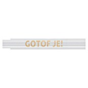 Heka Zložljivi meter  (Dolžina: 2 m, Bela, Natis: GOTOF JE!) | Zložljivi metri | Merilna orodja | Orodja in stroji | Izdelki | BAUHAUS