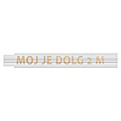 Heka Zložljivi meter  (Dolžina: 2 m, Bela, Natis: MOJ JE DOLG 2 M) | Zložljivi metri | Merilna orodja | Orodja in stroji | Izdelki | BAUHAUS