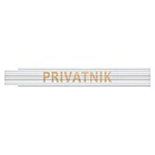 Heka Zidarski metar  (Duljina: 2 m, Bijela, Natpis: Privatnik) | BAUHAUS