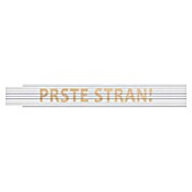 Heka Zložljivi meter  (Dolžina: 2 m, Bela, Natis: PRSTE STRAN!) | Zložljivi metri | Merilna orodja | Orodja in stroji | Izdelki | BAUHAUS